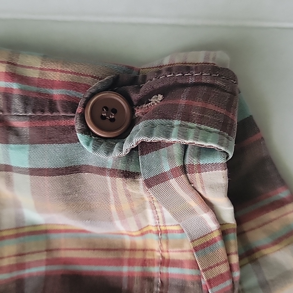 American Rag Size 13 Shorts Plaid pockets - Picture 2 of 7